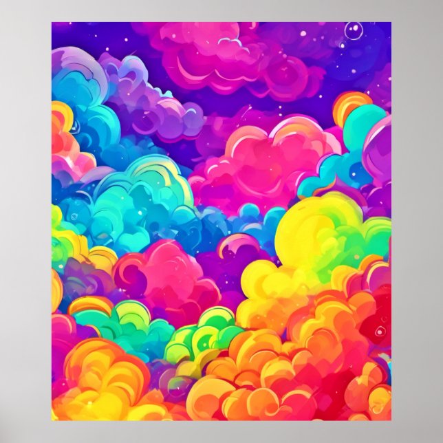 Färgfläcksbild Poster (Framsidan)