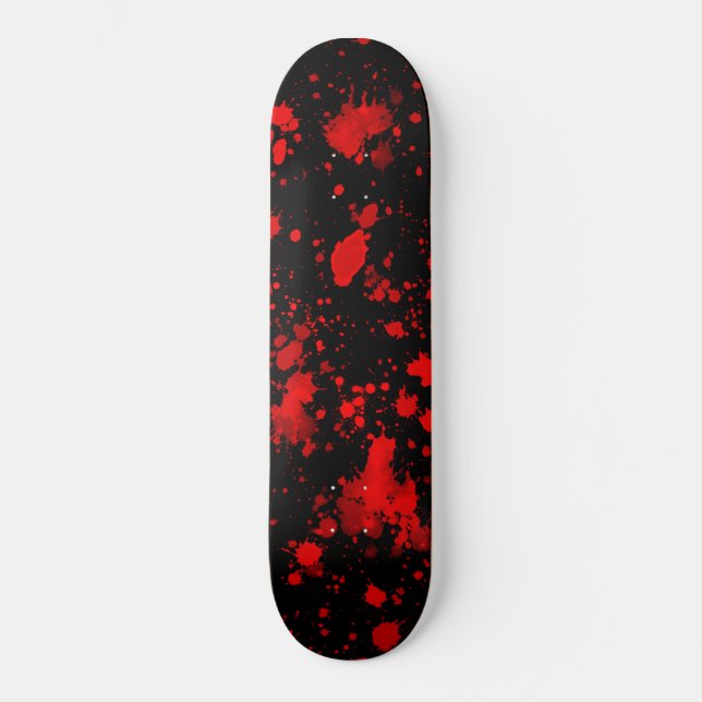 Färgfläcksfärgad svart färgfärgfärgad färgnysare K Mini Skateboard Bräda 18,5 Cm (Framsida)