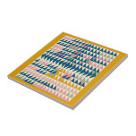 Färgfläcksfärgade geometriska former i skalet kakelplatta<br><div class="desc">Ge ditt utrymme ett pekfinger av geometrisk charm med den här färgstarka keramiska plattan med en lekfull triangel mönster i pastellskuggor, framtagen av en senap-gult gräns. Perfekt som dekorativ dekorationsdekoration för ett köksryggsplash, badrum eller som en unik underlägg ger den här plattan personlighet och en modern estetik till vilket rum...</div>