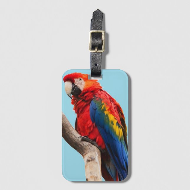 Färgfläcksfoto Porträtt Bagagebricka (Framsida vertikal)