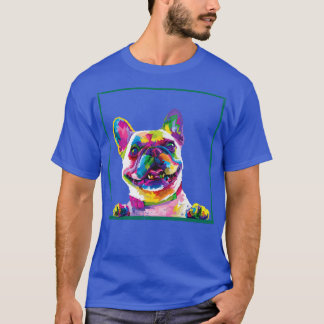 Färgfläcksfrenchie T Shirt