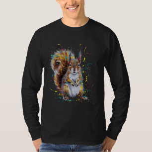 Färgfläcksgrafik med färgen Paint Stänk T Shirt