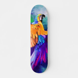 Färgfläckskateboard - målarfärg mini skateboard bräda 18,5 cm