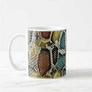 Färgfläckskinn: sömlös design. kaffemugg