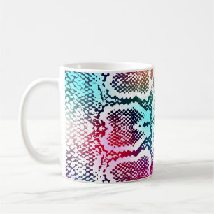 Färgfläckskinn Struktur Mönster. Kaffemugg