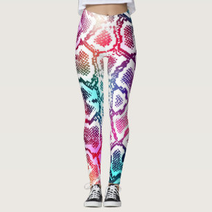 Färgfläckskinn Struktur Mönster. Leggings