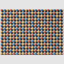 Färgfläckspapper för fyrkanter