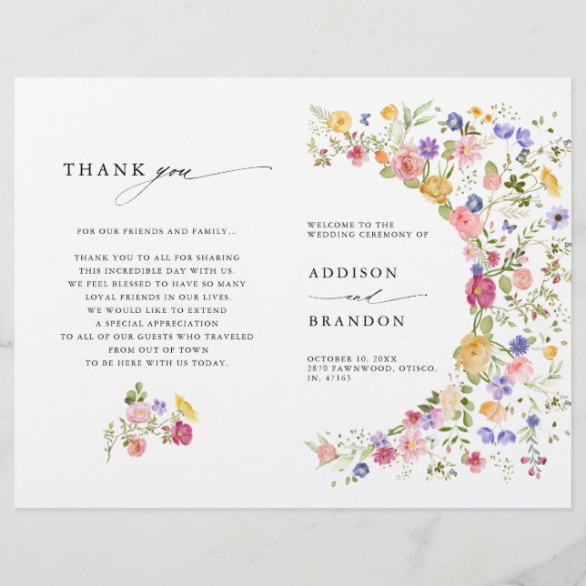 Färgfläcksprogrammet Vår Wildblomsängsbete (Framsida)