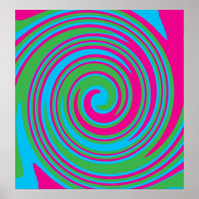 Färgfläcksutskrift poster (Framsidan)