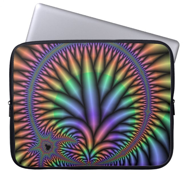 Färgfläcksväxten Laptop sleeve (Framsidan)