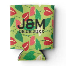 Färgflamingoblommor mönster