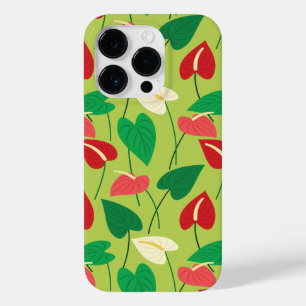 Färgflamingoblommor mönster