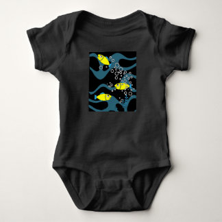 Färgflytande akvarium (Aquarium Fish Animal Motifs T Shirt