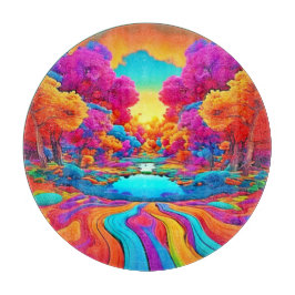 Färgflytande Fantasy liggande