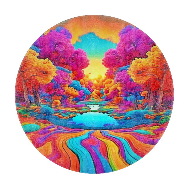 Färgflytande Fantasy liggande (Framsidan)