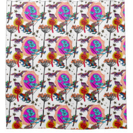 Färgflytande froger