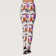 Färgflytande froger