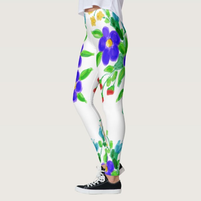 Färgflytande Girly Leggings (Vänster)