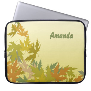 Färgflytande Höst löv Laptop Sleeve