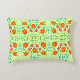 Färgflytande Mönster Prydnadskudde