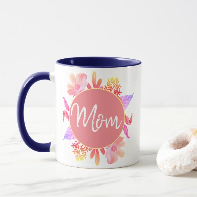 Färgflytande Mors dag Mugg (Med munk)