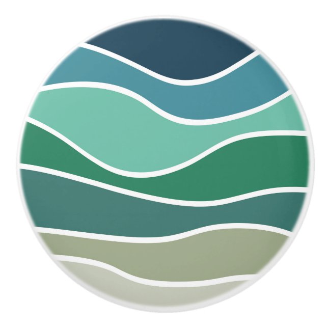 Färgflytande vinkara havet knopp (Framsidan)