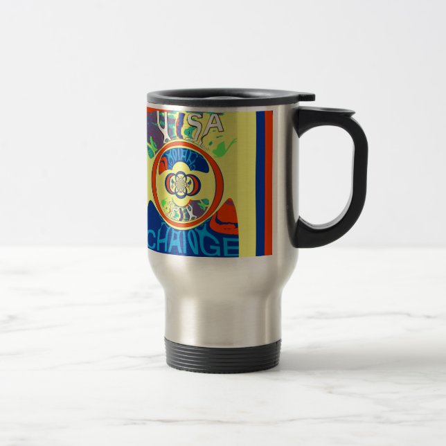 Färgförändring i USA: Utskrift av Festive Design A Resemugg (Höger)