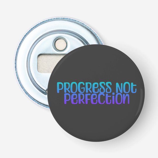 Färgförlopp för motivation är inte perfekt flasköppnare (Framsidan)