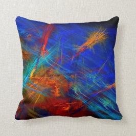 Färgformad Abstrakt Fractal Art Kudde