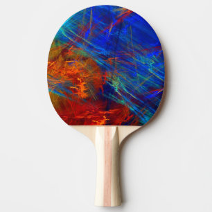 Färgformad Abstrakt Fractal Art Pingisracket