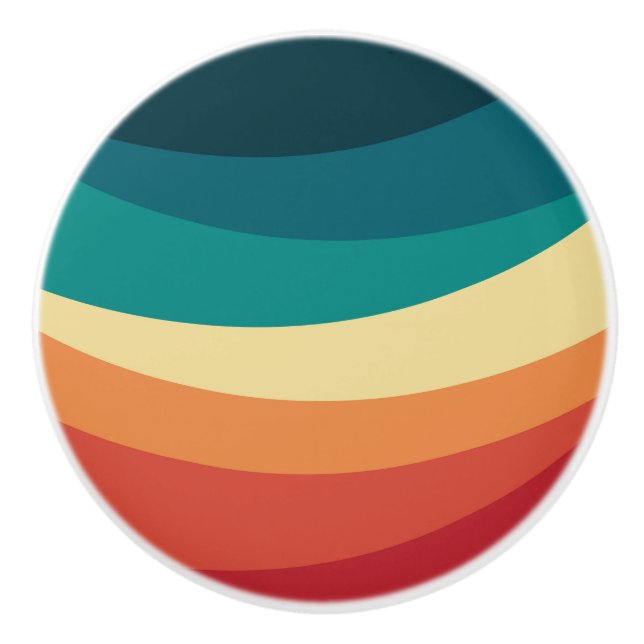 Färgformad stil kurvor knopp (Framsidan)