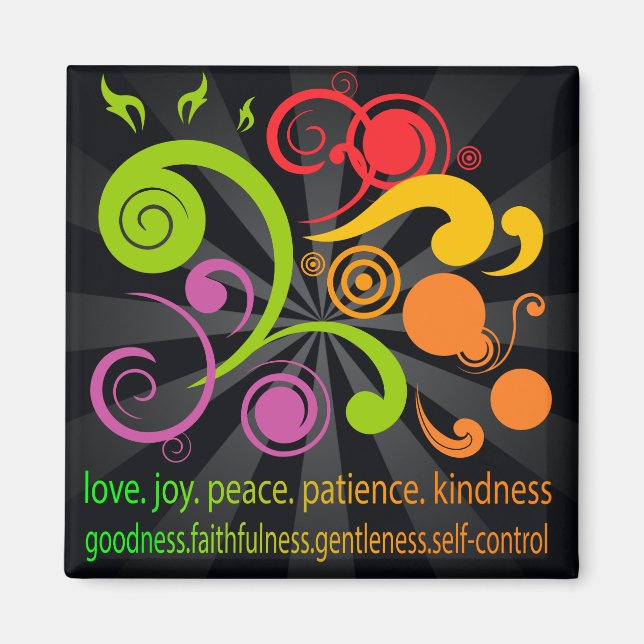 Färgformer, frukt av spriten magnet (Framsidan)