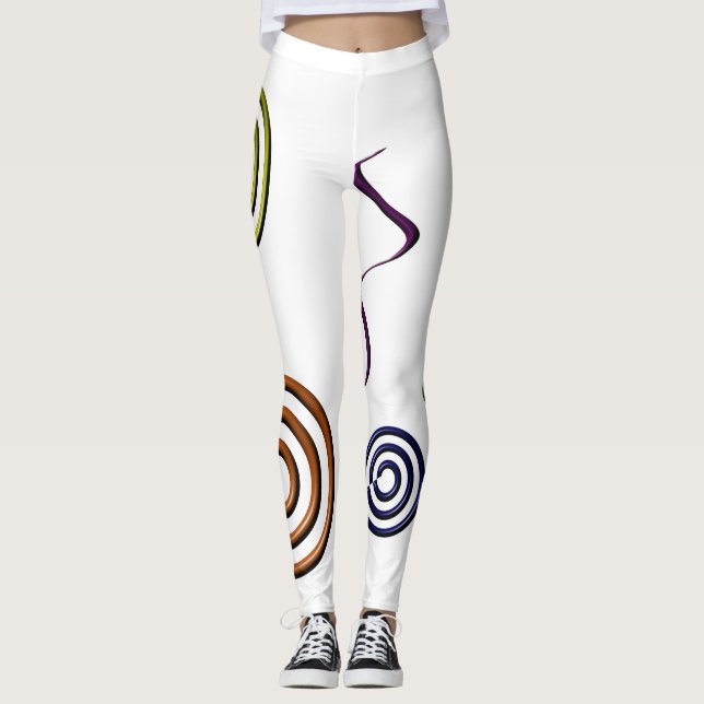 Färgformer Leggings (Framsida)