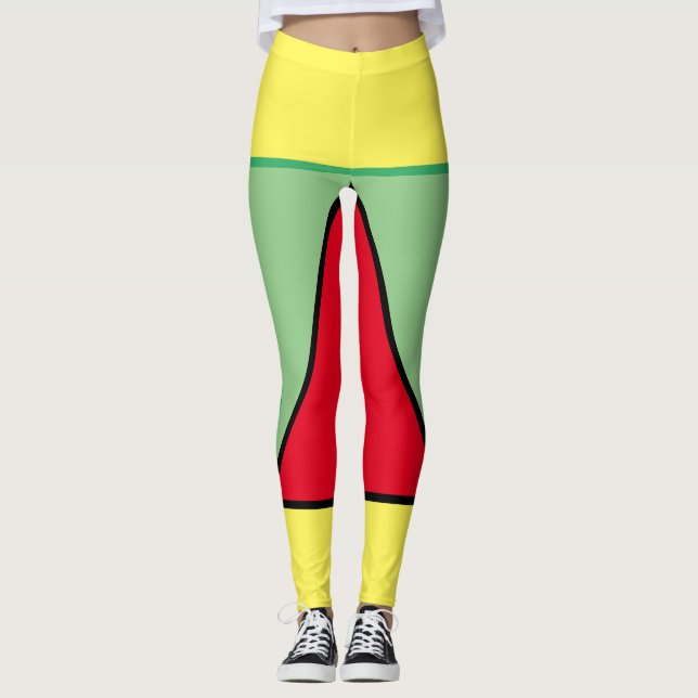 Färgformer Leggings (Framsida)