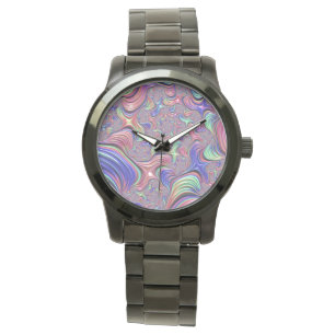 Färgformig punkt armbandsur