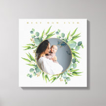 Färgfoto för grönt av färgen Cute flourish löv ram