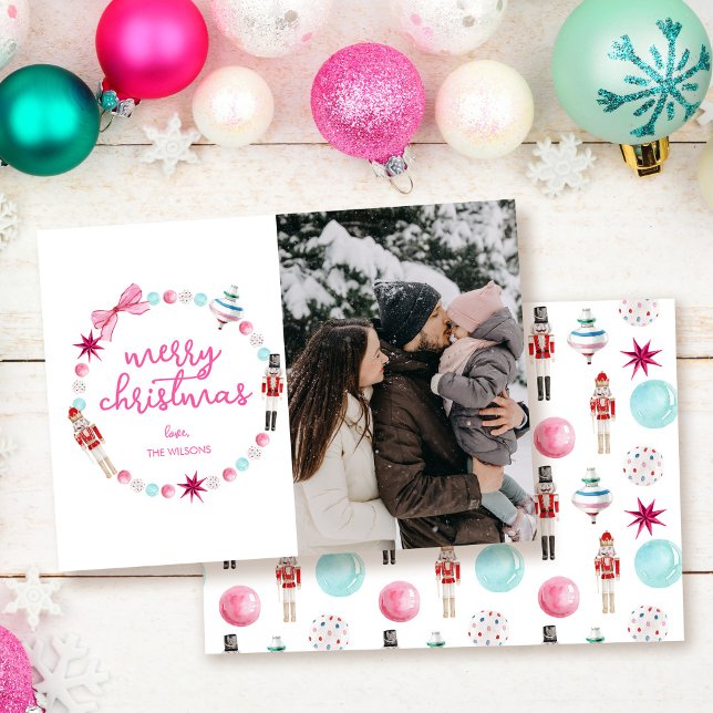 Färgfoto God jul Julkort (Skapare uppladdad)