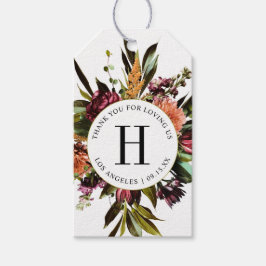 Färgfoto med Vår färgat Bröllop Presentetikett