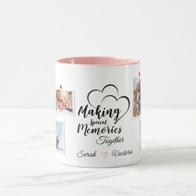 Färgfotosvamp för bästa vän mugg (Center)