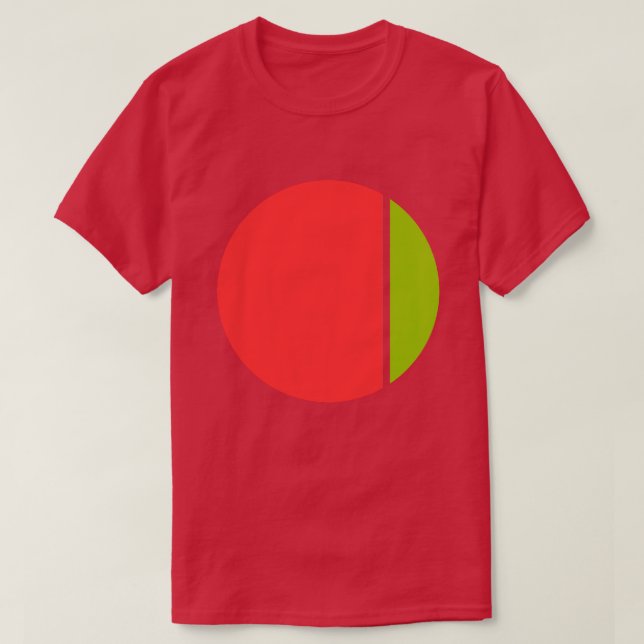 färgfruktdryck cirklar tee (Design framsida)