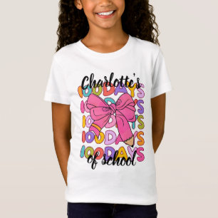 Färgfull 100 dagar med blyertspennan för Rosa i sk T Shirt