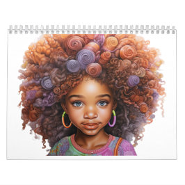 Färgfull 12-månaderskalender kalender