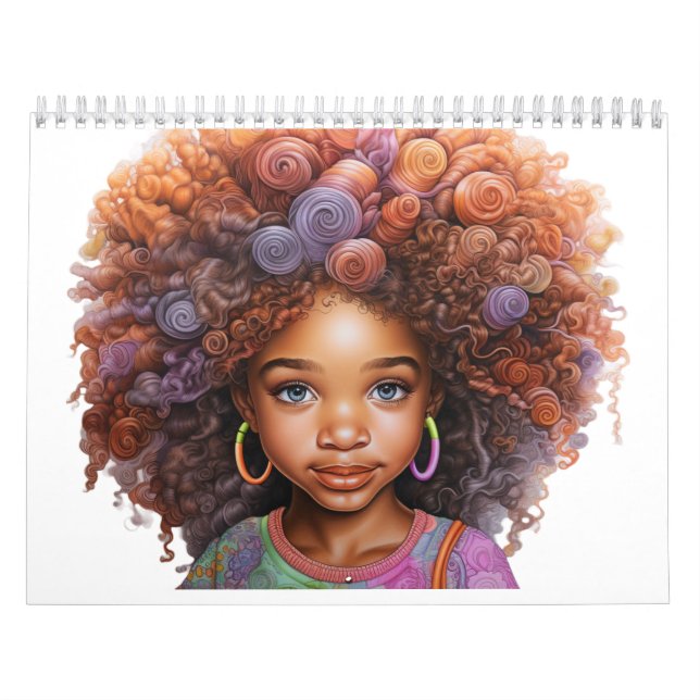 Färgfull 12-månaderskalender kalender (Omslag)