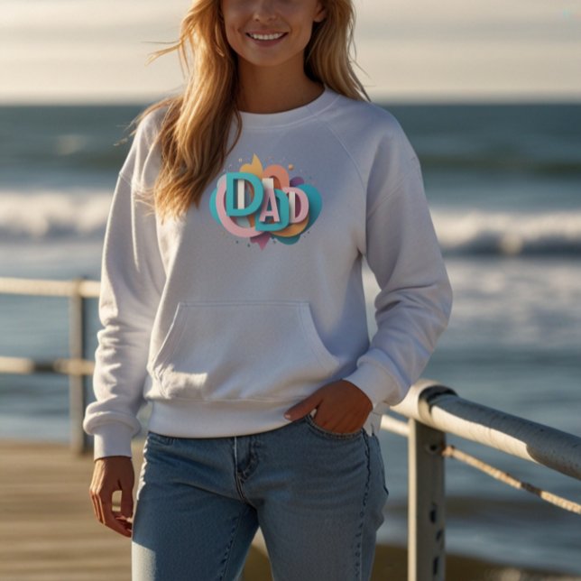 Färgfull 3D-grafikdesign "PAPPA" | Kvinnors T Shirt (Skapare uppladdad)