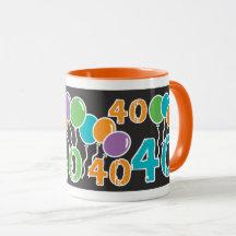 Färgfull 40:e födelsedagen