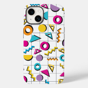Färgfull 80:s Geometric Mönster