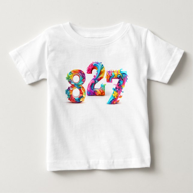 Färgfull 827 t shirt (Framsida)