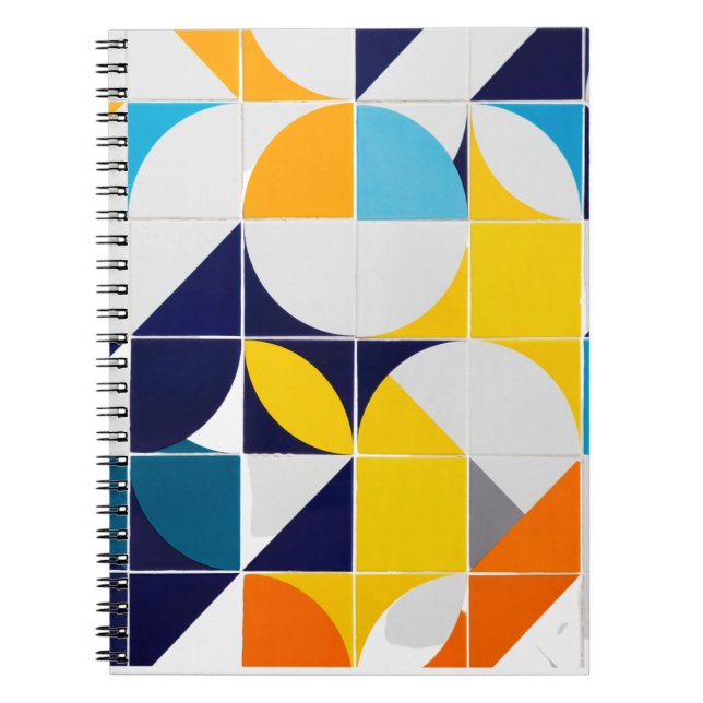 Färgfull Abstrakt Anteckningsbok (Framsidan)