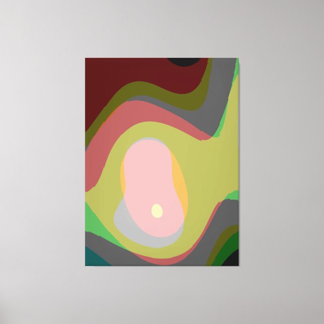 Färgfull Abstrakt Artikel 921 Canvastryck (Framsida)