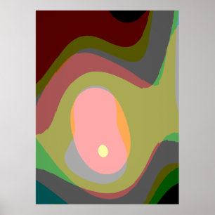 Färgfull Abstrakt Artikel 921 Poster